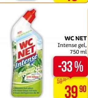 Čistič WC gelový Intense WC Net