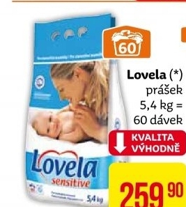 Prací prášek Lovela
