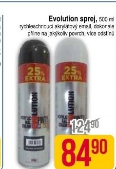 Akrylátový sprej email Evolution Novasol