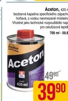 Technické rozpouštědlo Aceton Severochema