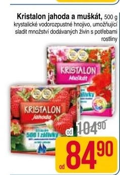 Hnojivo Kristalon na jahody