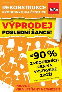 akční leták Kika nábytek 1.8.2016-11.9.2016