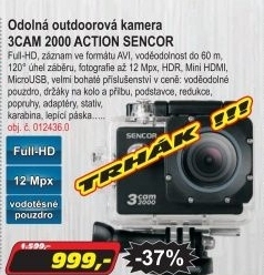 Odolná Outdoorová kamera 3CAM 2000 ACTION Sencor