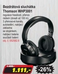 Bezdrátová sluchátka Thomson WHP3001