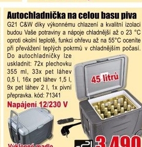 Autochladnička G21 C&amp