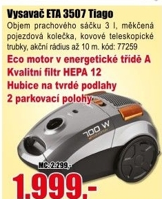 Vysavač Eta 3507 Tiago