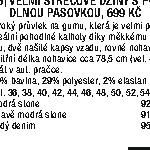 strečové džíny
