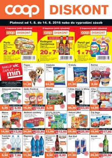 akční leták COOP 1.8.2016-14.8.2016