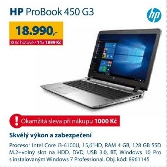 HP probook 450 g3