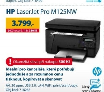 HP LASERJET PRO M125NW