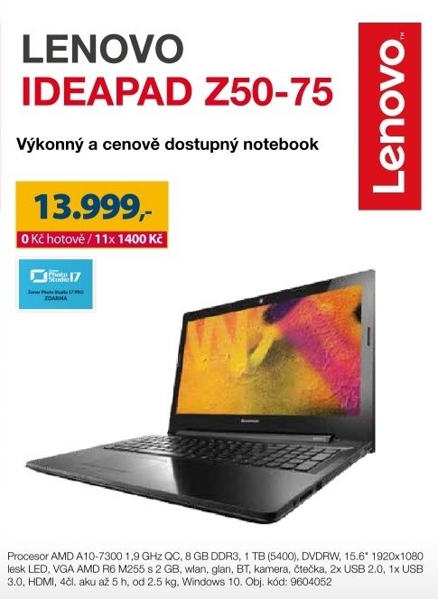 LENOVO IDEAPAD Z50-75
