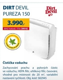 DIRT DEVIL PUREZA 150