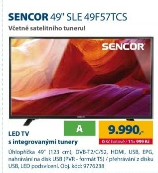 SENCOR 49 SLE 49F57TCS