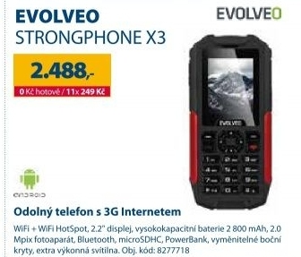 EVOLVEO STRONGPHONE X3