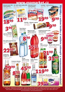 akční leták ESO MARKET 3.8.2016-14.8.2016