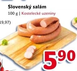 Salám slovenský točený Kostelecké uzeniny