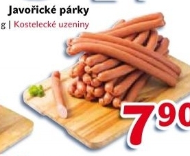Párky javořické Kostelecké uzeniny