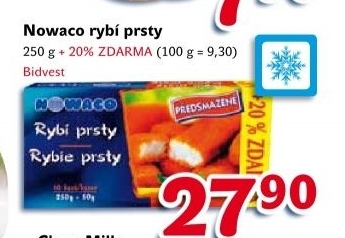 Rybí prsty předsmažené Nowaco