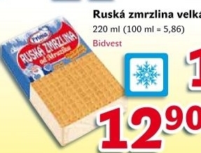 Ruská zmrzlina Prima