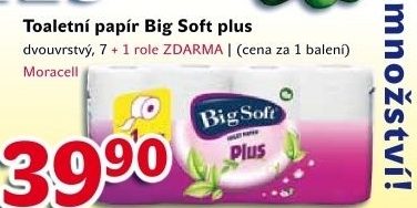 Toaletní papír 2vrstvý Big Soft