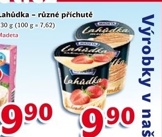 Dezert lahůdka Madeta