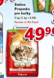 Stelivo pro kočky Propesko