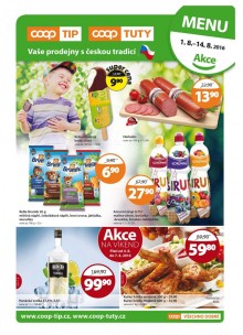 akční leták COOP 1.8.2016-14.8.2016