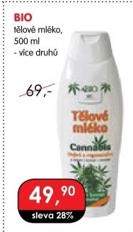 Tělové mléko Bione Cosmetics
