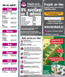 akční leták Hornbach 3.8.2016-30.8.2016