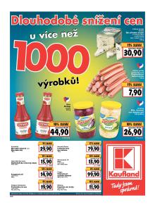 akční leták Kaufland 4.8.2016-10.8.2016