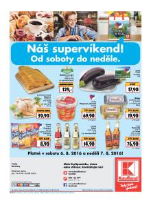 akční leták Kaufland 4.8.2016-10.8.2016