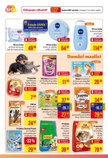 akční leták Teta drogerie 4.8.2016-13.8.2016