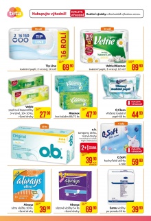 akční leták Teta drogerie 4.8.2016-13.8.2016