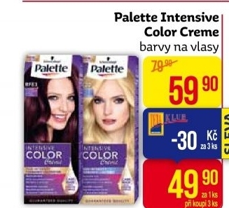 Barva na vlasy Intensive Color Creme Palette Schwarzkopf