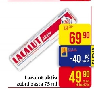Pasta na zuby Aktiv Lacalut