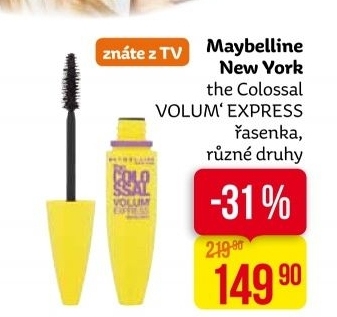 Řasenka Colossal Volum Express Maybelline