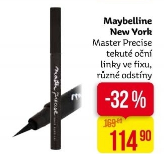 Oční linky ve fixu Master Precise Maybelline
