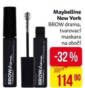Řasenka na obočí Brow drama Maybelline