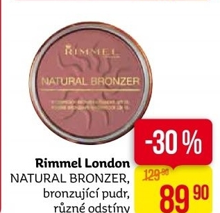 Pudr Natural Bronzer Rimmel