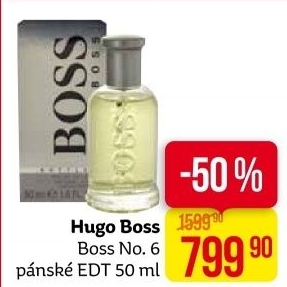 Toaletní voda pánská No.6 Hugo Boss