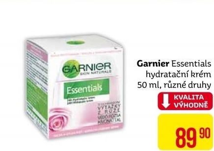 Krém pleťový hydratační Essentials Garnier