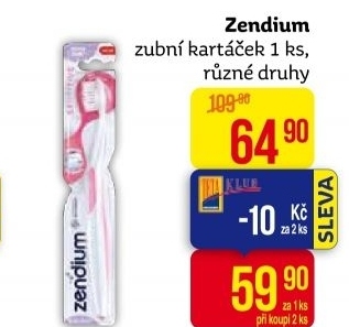 Kartáček na zuby Zendium