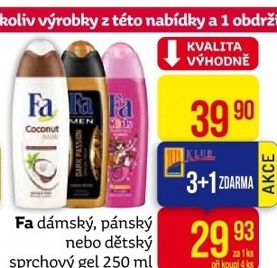 Sprchový gel Fa