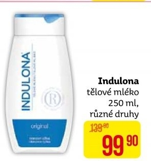 Tělové mléko Indulona