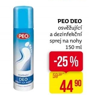 Deodorant sprej na nohy Peo