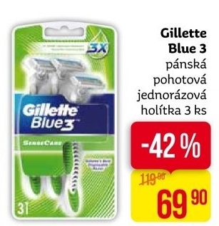 Jednorázová holítka pánská Gillette Blue 3