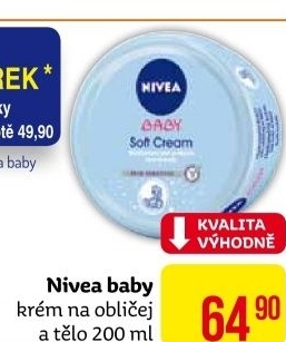 Krém hydratační na obličej a tělo dětský Baby Nivea
