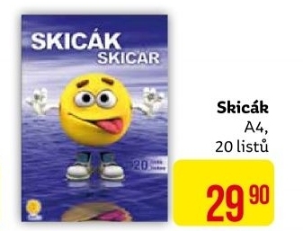 Skicák A4