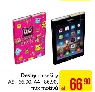 Desky na sešity A5