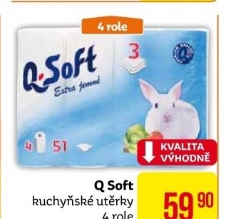 Utěrky kuchyňské Q Soft